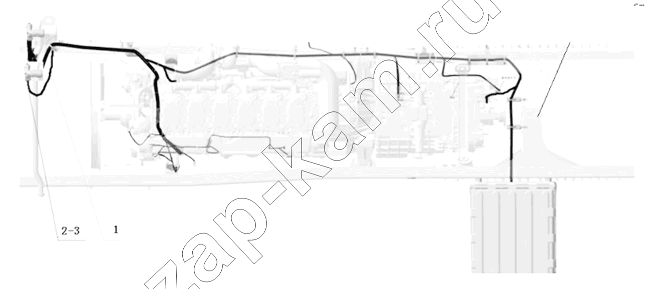 Схема/чертеж: CHASSIS APPLIANCES / Shaanxi Shacman SX4255DV385