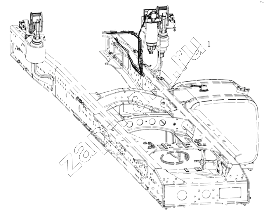 Схема/чертеж: CHASSIS APPLIANCES / COLD AREA / Shaanxi Shacman SX4255DV385