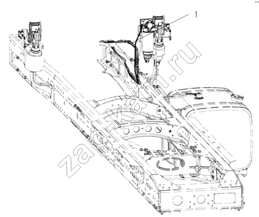 Схема/чертеж: CHASSIS APPLIANCES / COLD AREA / Shaanxi Shacman SX4255DV385