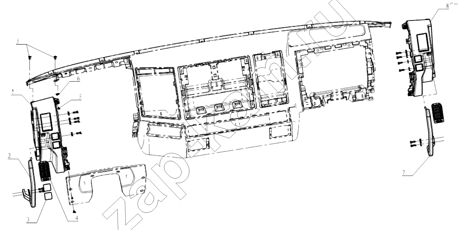 Схема/чертеж: HAND GRIPER / Shaanxi Shacman SX4255DV385