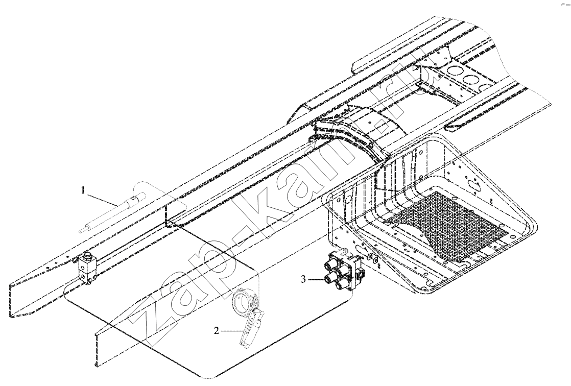 Схема/чертеж: EXHAUST BRAKE CONTROL / Shaanxi Shacman SX4255DV385