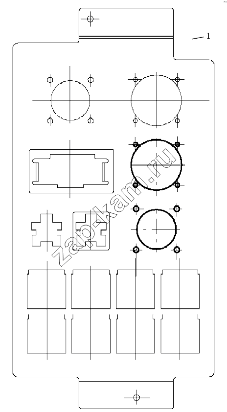 Схема/чертеж: DIAGNOSTIC INTERFACE DEVICE BOARD / Shaanxi Shacman SX4255DV385
