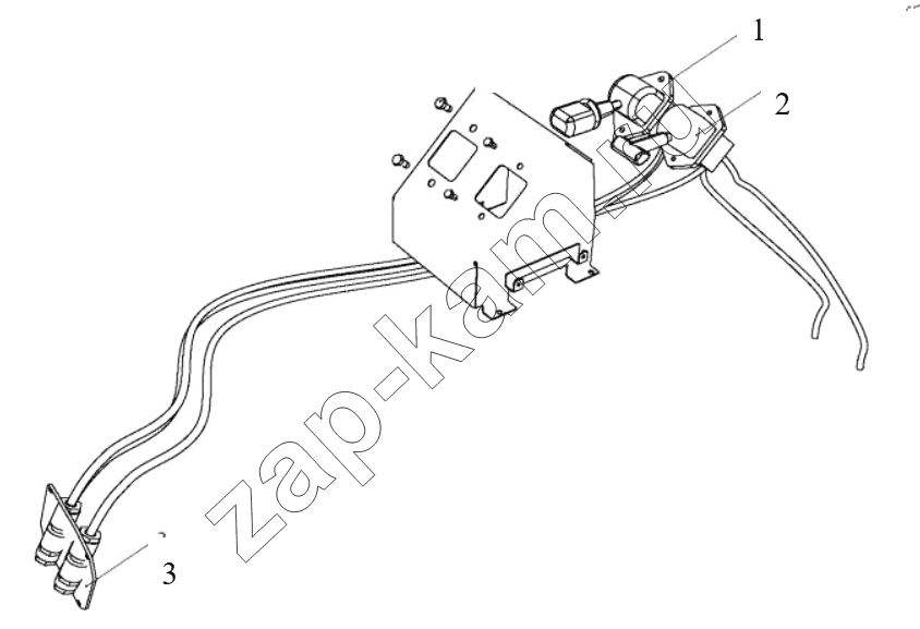 Схема/чертеж: PARKING BRAKE CONTROL DEVICE / Shaanxi Shacman SX42564V324 (X3000)