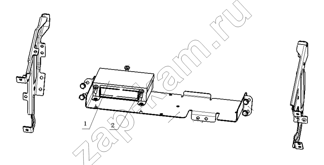 Схема/чертеж: ABS CONTROLLER / Shaanxi Shacman SX42564V324 (X3000)