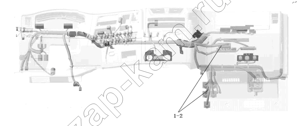 Схема/чертеж: WIRING HARNESS / Shaanxi Shacman SX42564V324 (X3000)