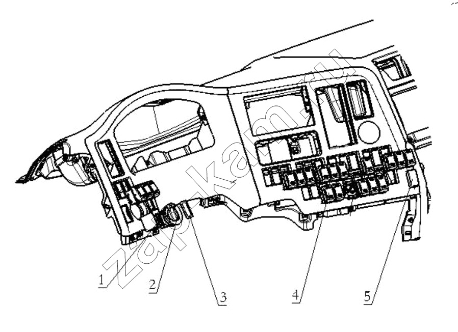 Схема/чертеж: SWITCH / Shaanxi Shacman SX42564V324 (X3000)