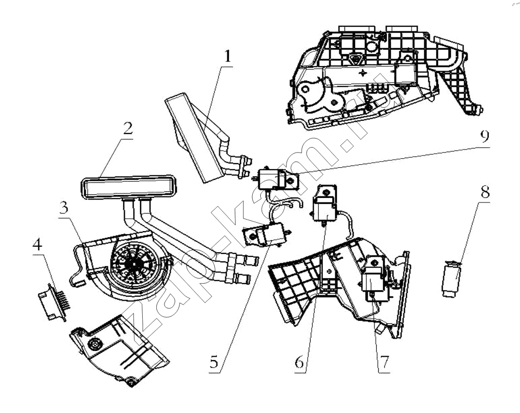Схема/чертеж: AIR SYSTEM / Shaanxi Shacman SX42564V324 (X3000)
