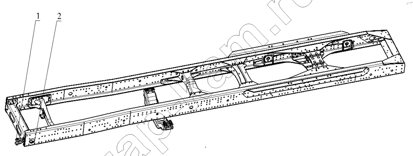 Схема/чертеж: DRAW GEAR / Shaanxi Shacman SX42564V324 (X3000)