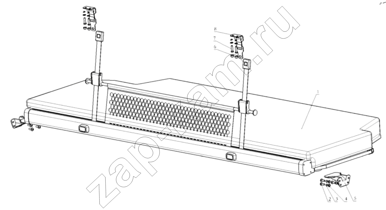 Схема/чертеж: UPPER BERTH / Shaanxi Shacman SX42564V324 (X3000)