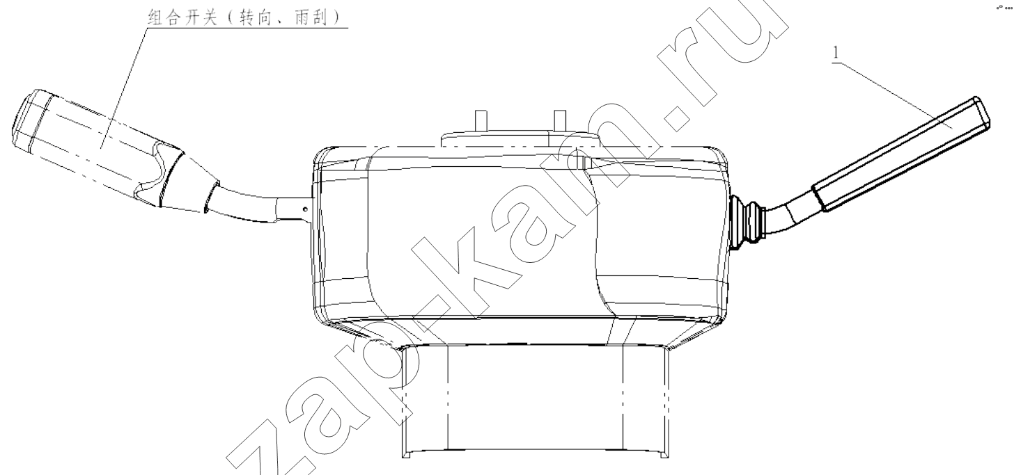 Схема/чертеж: EXHAUST BRAKE SWITCH / Shaanxi Shacman SX4256NT324