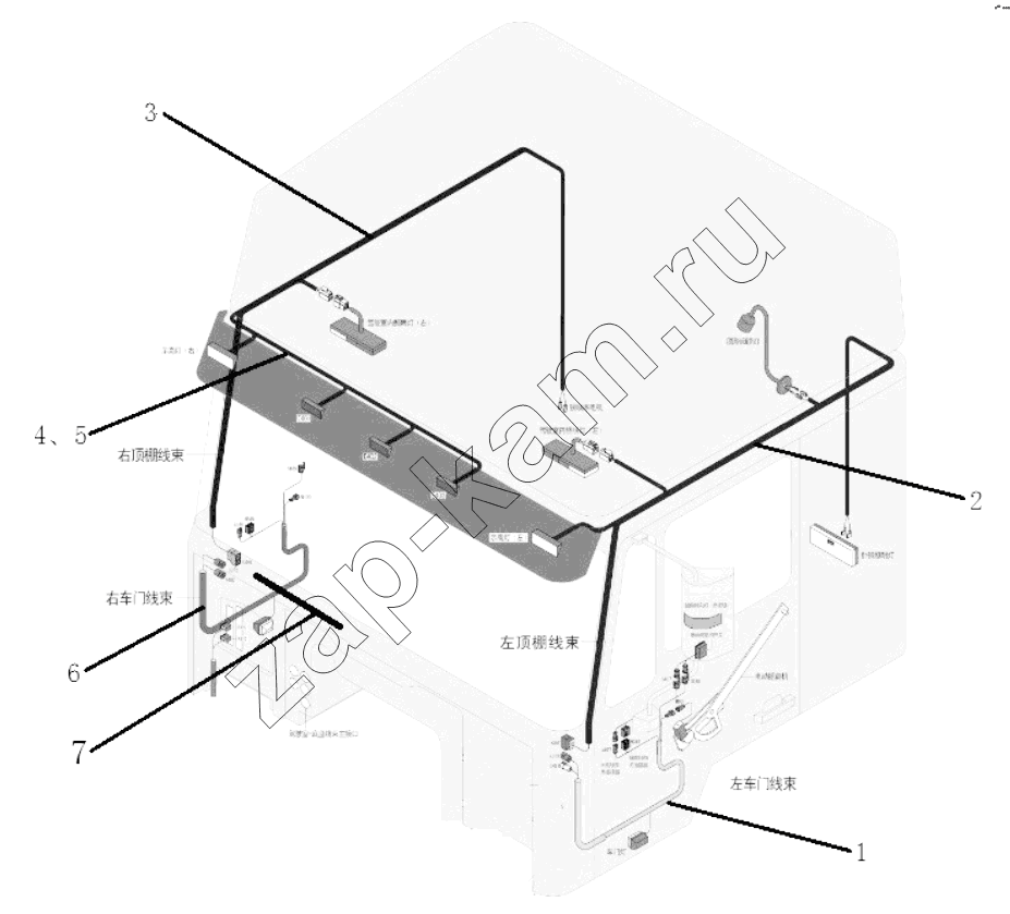 Схема/чертеж: WIRING / Shaanxi Shacman SX4256NT324