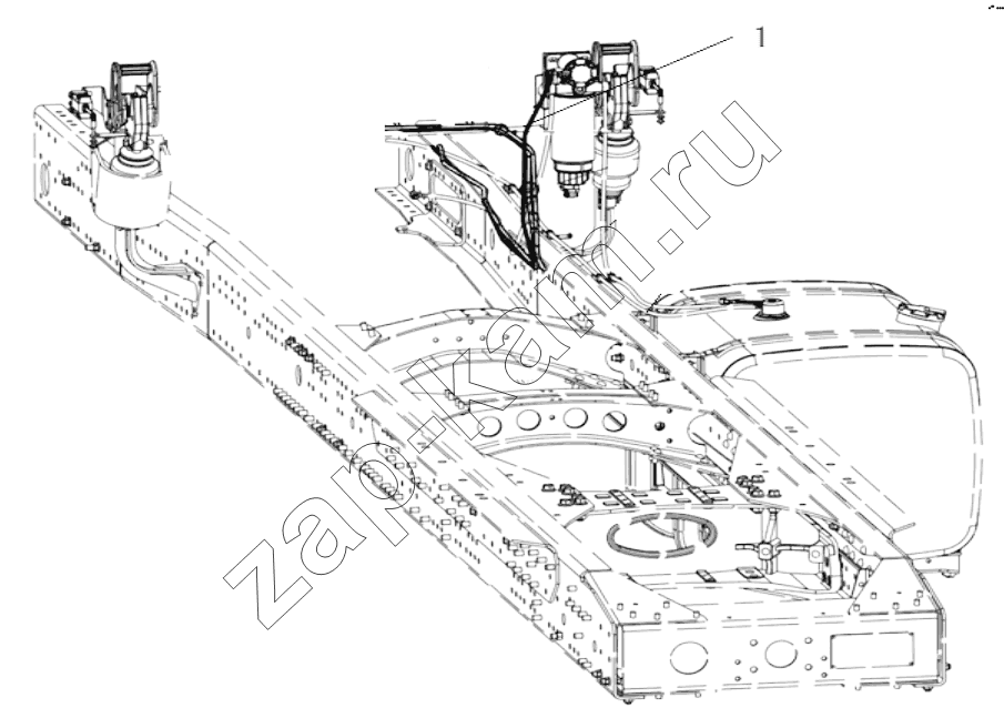 Схема/чертеж: CHASSIS APPLIANCES / COLD AREA / Shaanxi Shacman SX4256NT324