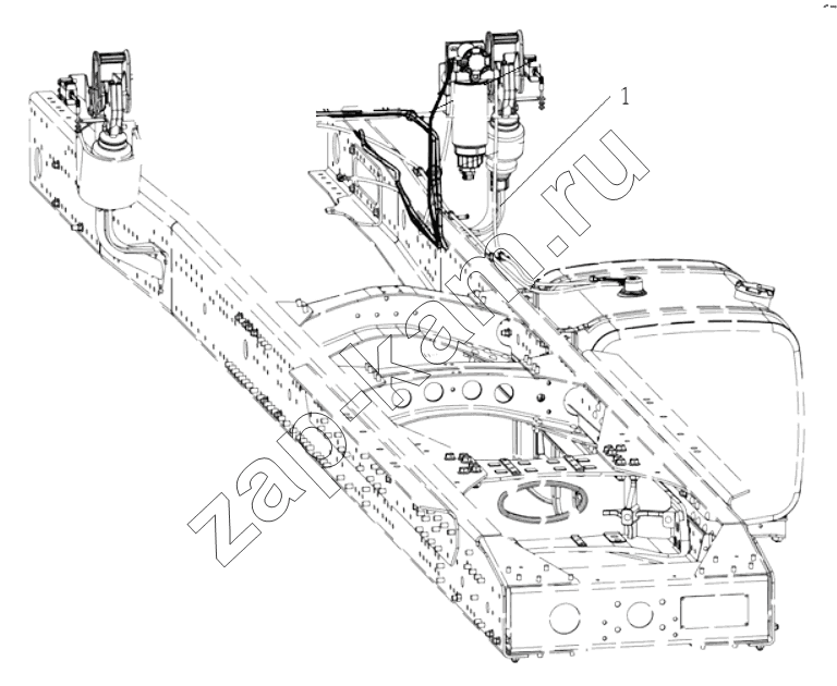 Схема/чертеж: CHASSIS APPLIANCES / COLD AREA / Shaanxi Shacman SX4256NT324