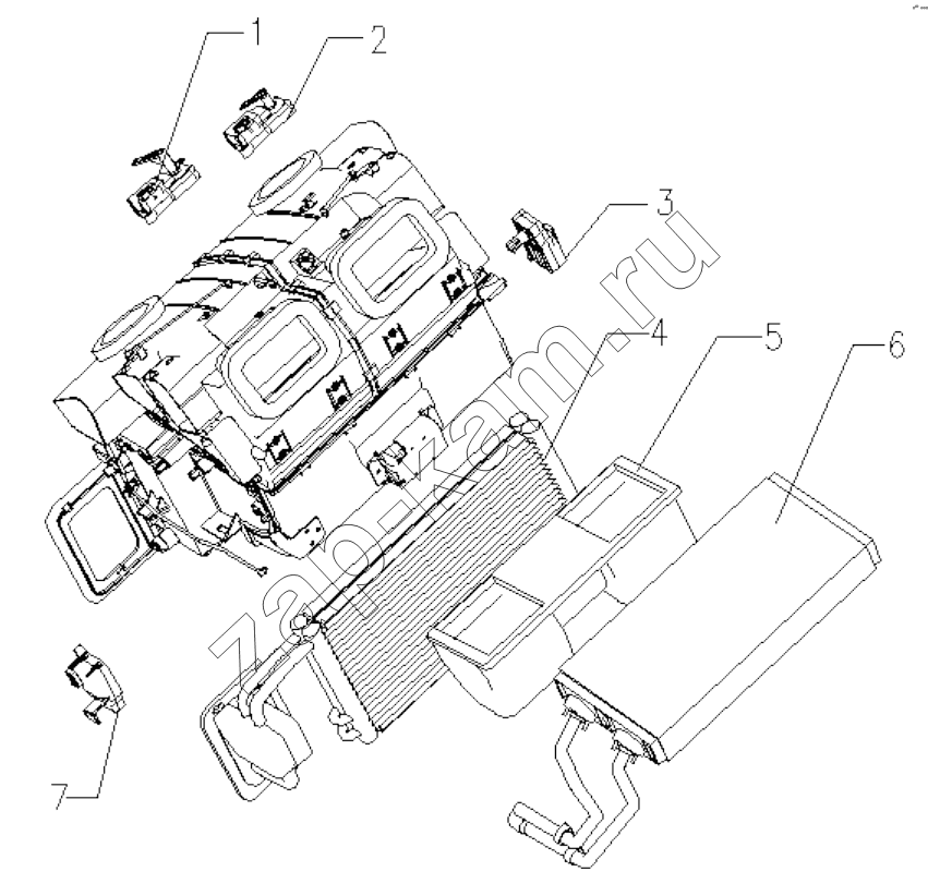 Схема/чертеж: AIR SYSTEM / Shaanxi Shacman SX4256NT324