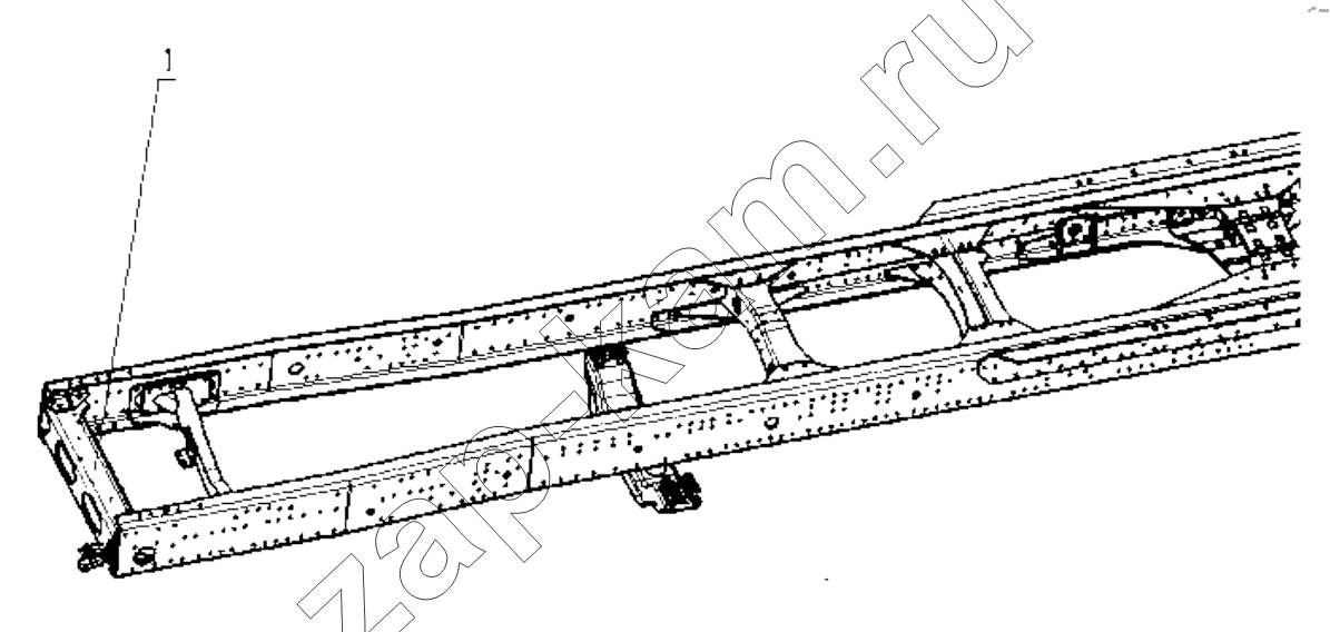 Схема/чертеж: FRAM FOREPART ACCESSORY / Shaanxi Shacman SX4256NT324