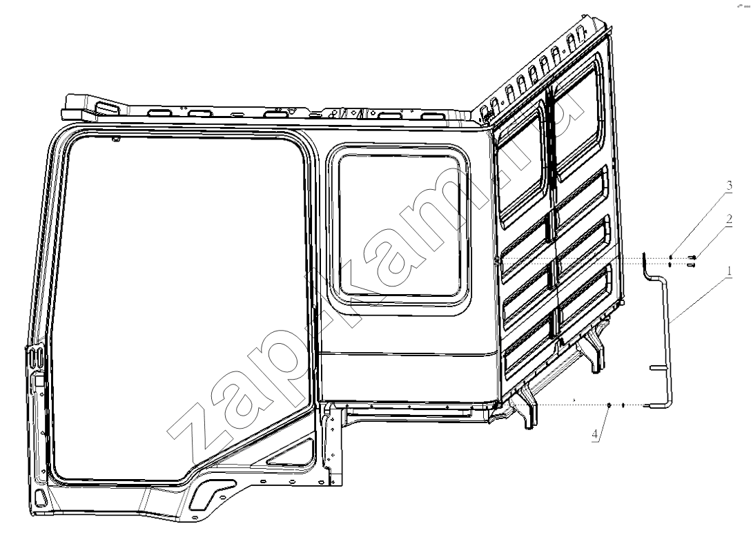Схема/чертеж: DECORATIVE ASSEMBLY / Shaanxi Shacman SX4256NT324