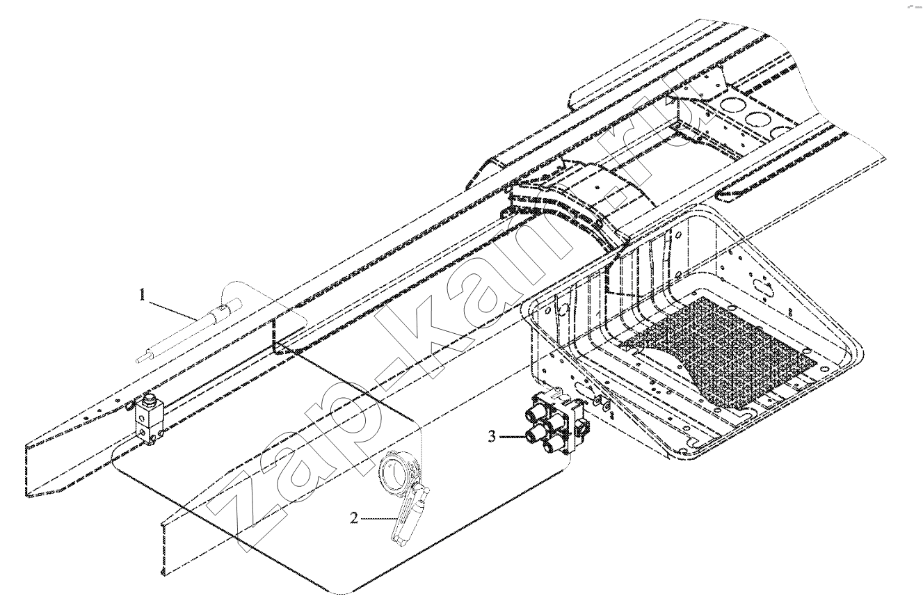 Схема/чертеж: EXHAUST BRAKE CONTROL / Shaanxi Shacman SX4256NT324