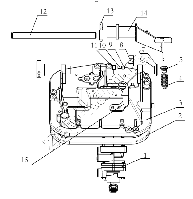 Схема/чертеж: SERVE BRAKE CONTROL DEVICE / Shaanxi Shacman SX42584V324
