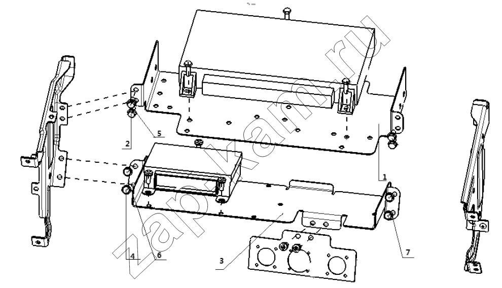 Схема/чертеж: CBCU/ABS / Shaanxi Shacman SX42584V324