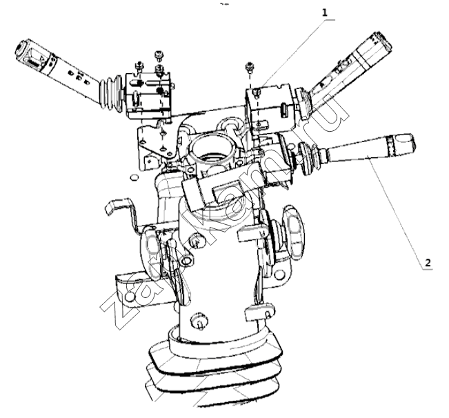 Схема/чертеж: COMBINATION SWITCH / Shaanxi Shacman SX42584V324