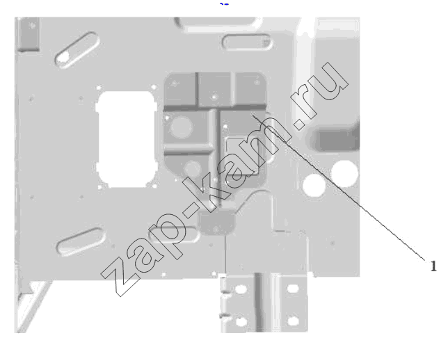 Схема/чертеж: ECU BRACKET / Shaanxi Shacman SX42584V324