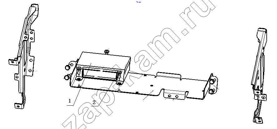 Схема/чертеж: ABS CONTROLLER / Shaanxi Shacman SX42584V324