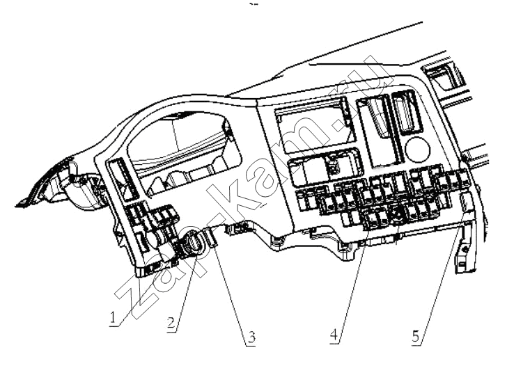Схема/чертеж: SWITCH / Shaanxi Shacman SX42584V324
