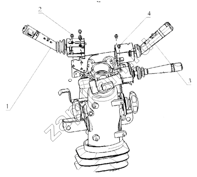 Схема/чертеж: COMBINATION SWITCH / Shaanxi Shacman SX42584V324