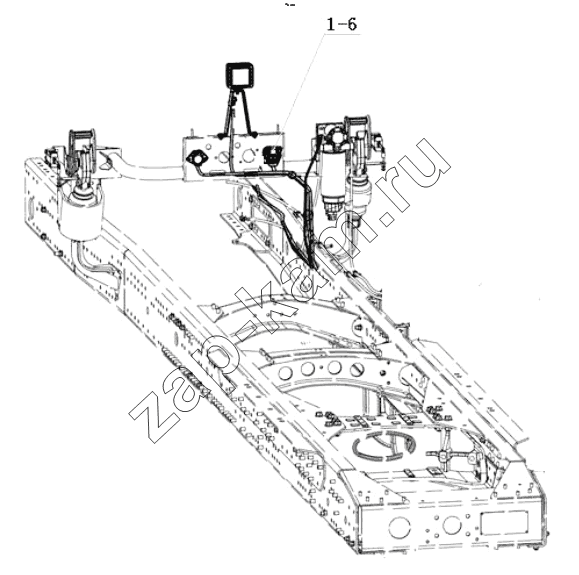 Схема/чертеж: CHASSIS ELECTRICAL APPLIANCES/TRACTORS / Shaanxi Shacman SX42584V324