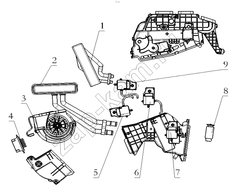 Схема/чертеж: AIR SYSTEM / Shaanxi Shacman SX42584V324