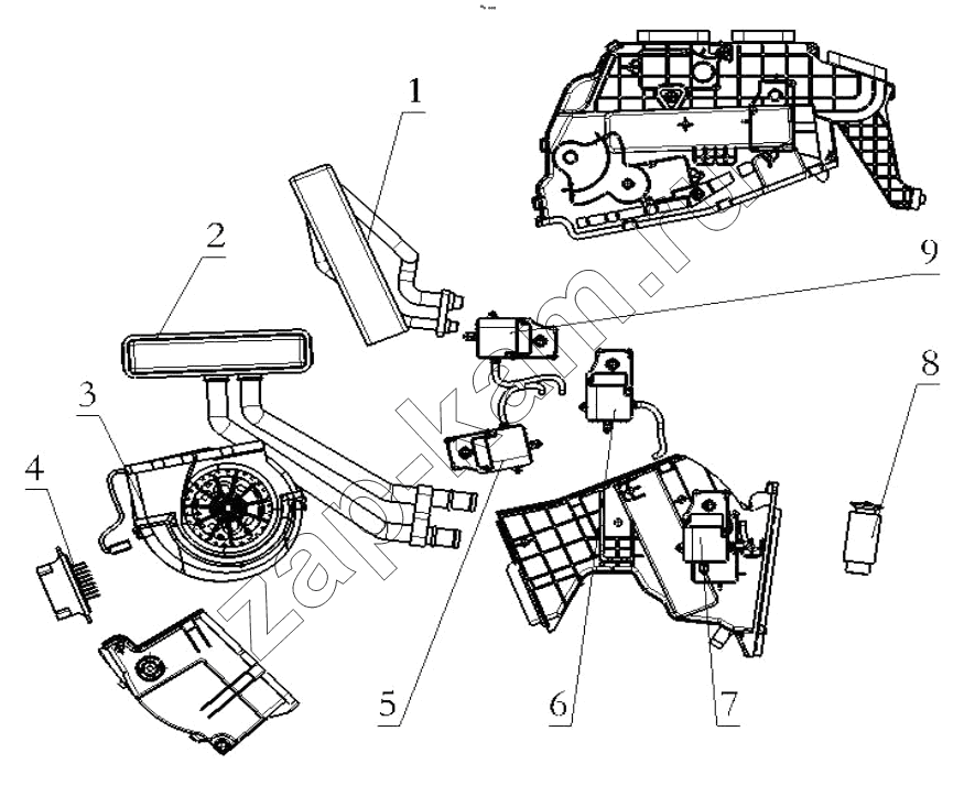 Схема/чертеж: AIR SYSTEM / Shaanxi Shacman SX42584V324