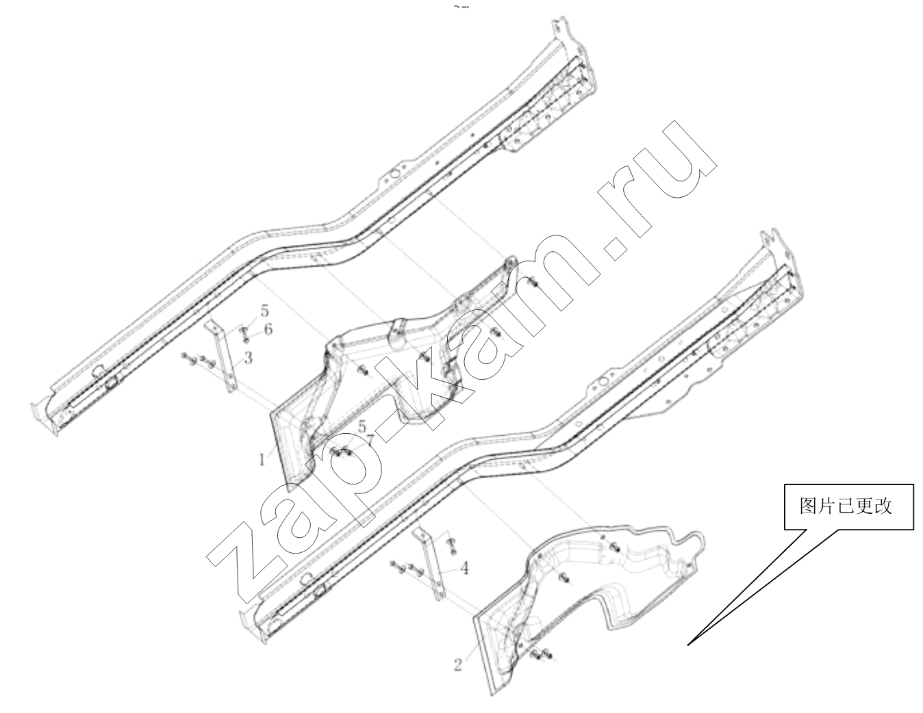 Схема/чертеж: NOISE INSULATION CAB / Shaanxi Shacman SX42584V324