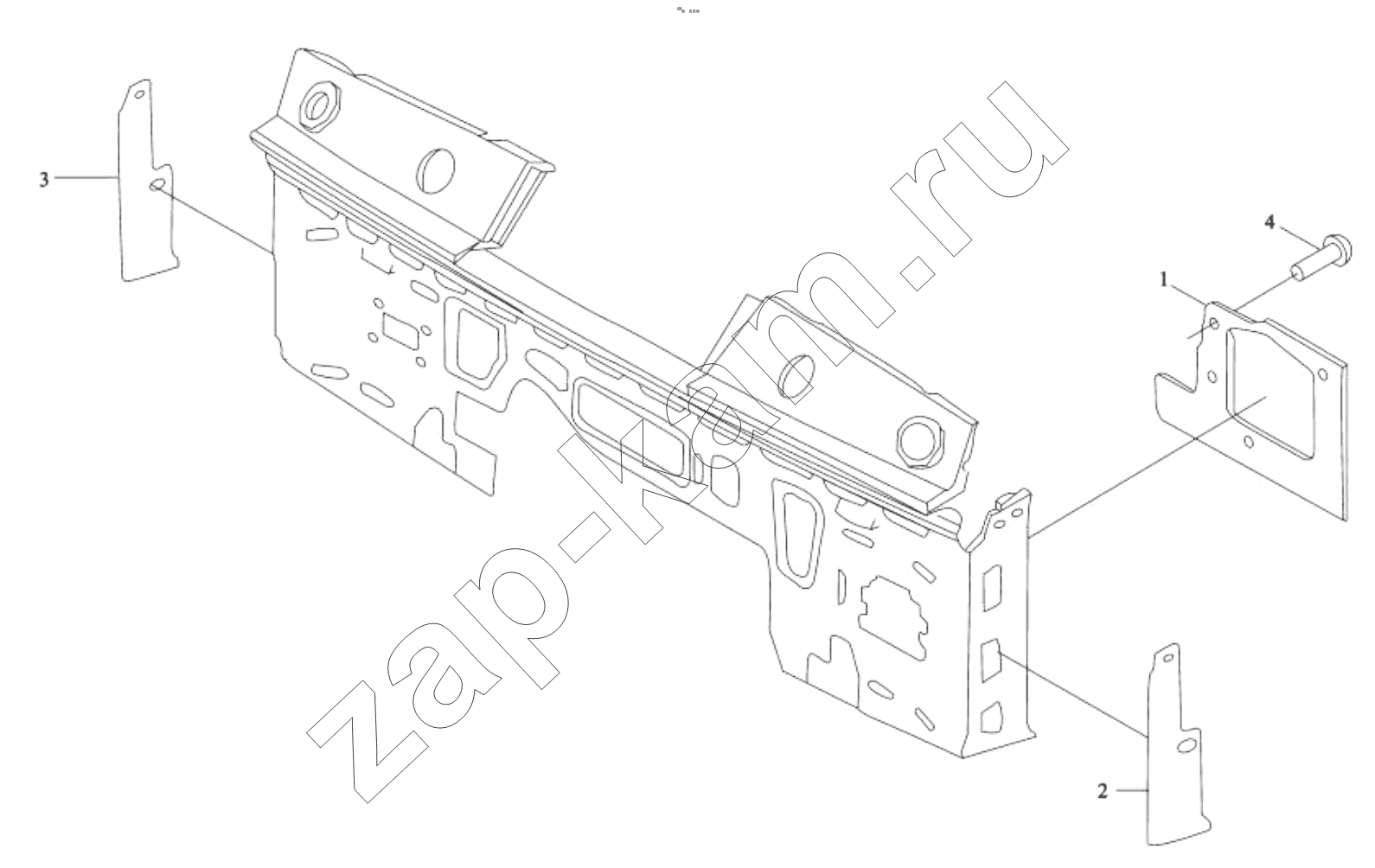 Схема/чертеж: DASHBOARD PANELLING / Shaanxi Shacman SX42584V324