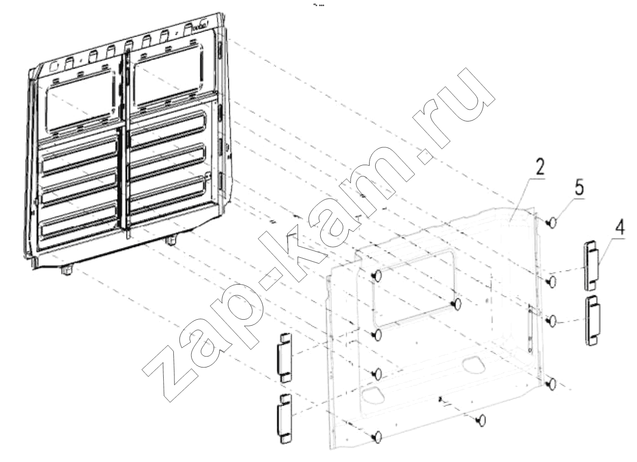Схема/чертеж: THE INTERIOR TRIM ASSEMBLY / Shaanxi Shacman SX42584V324
