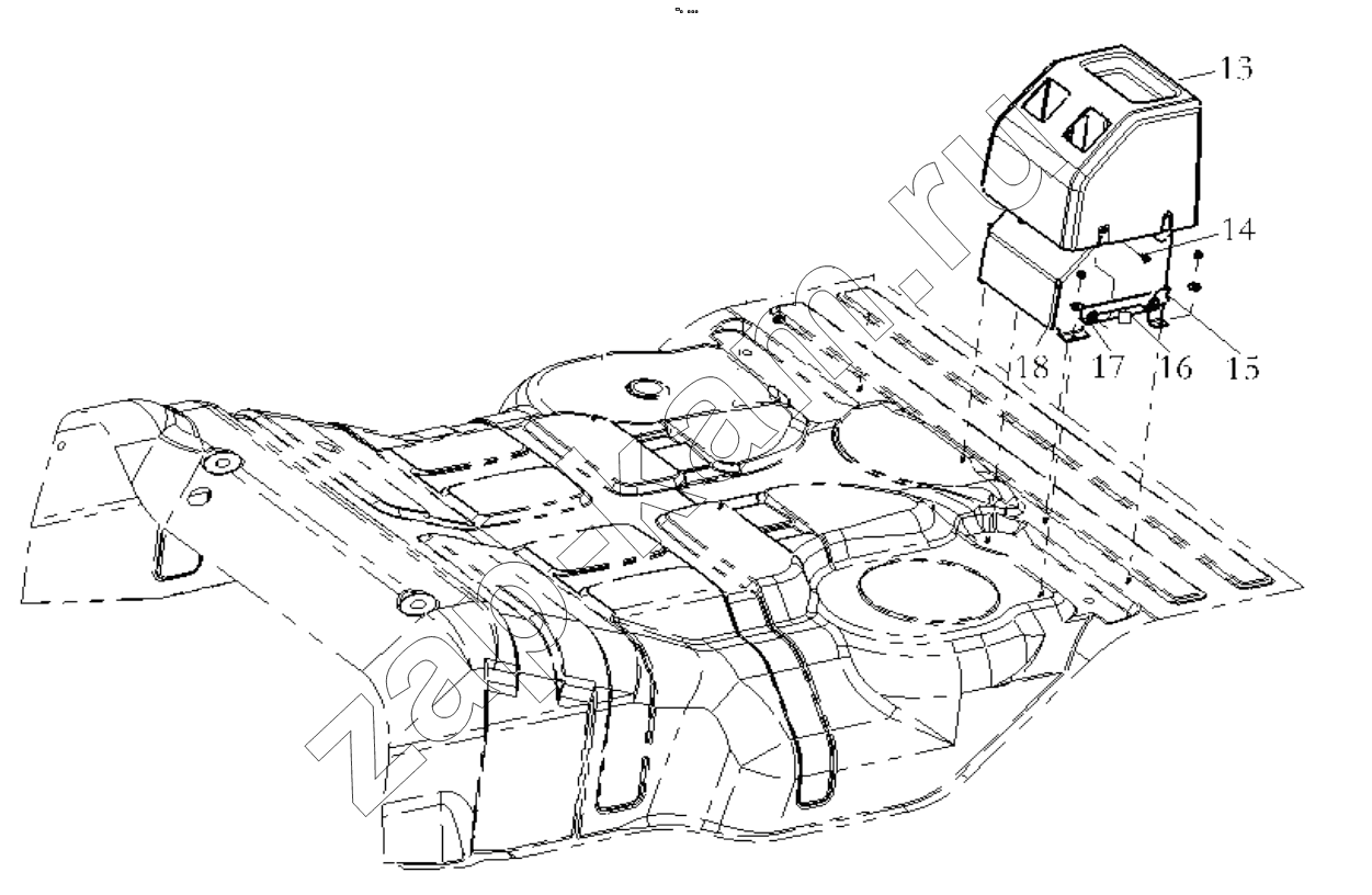 Схема/чертеж: THE INTERIOR TRIM ASSEMBLY / Shaanxi Shacman SX42584V324