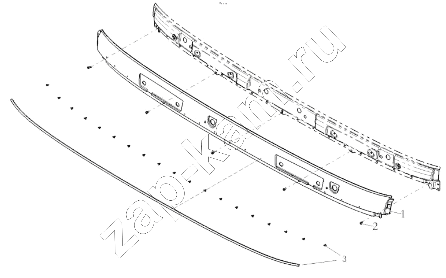 Схема/чертеж: DECORATIVE ASSEMBLY / Shaanxi Shacman SX42584V324