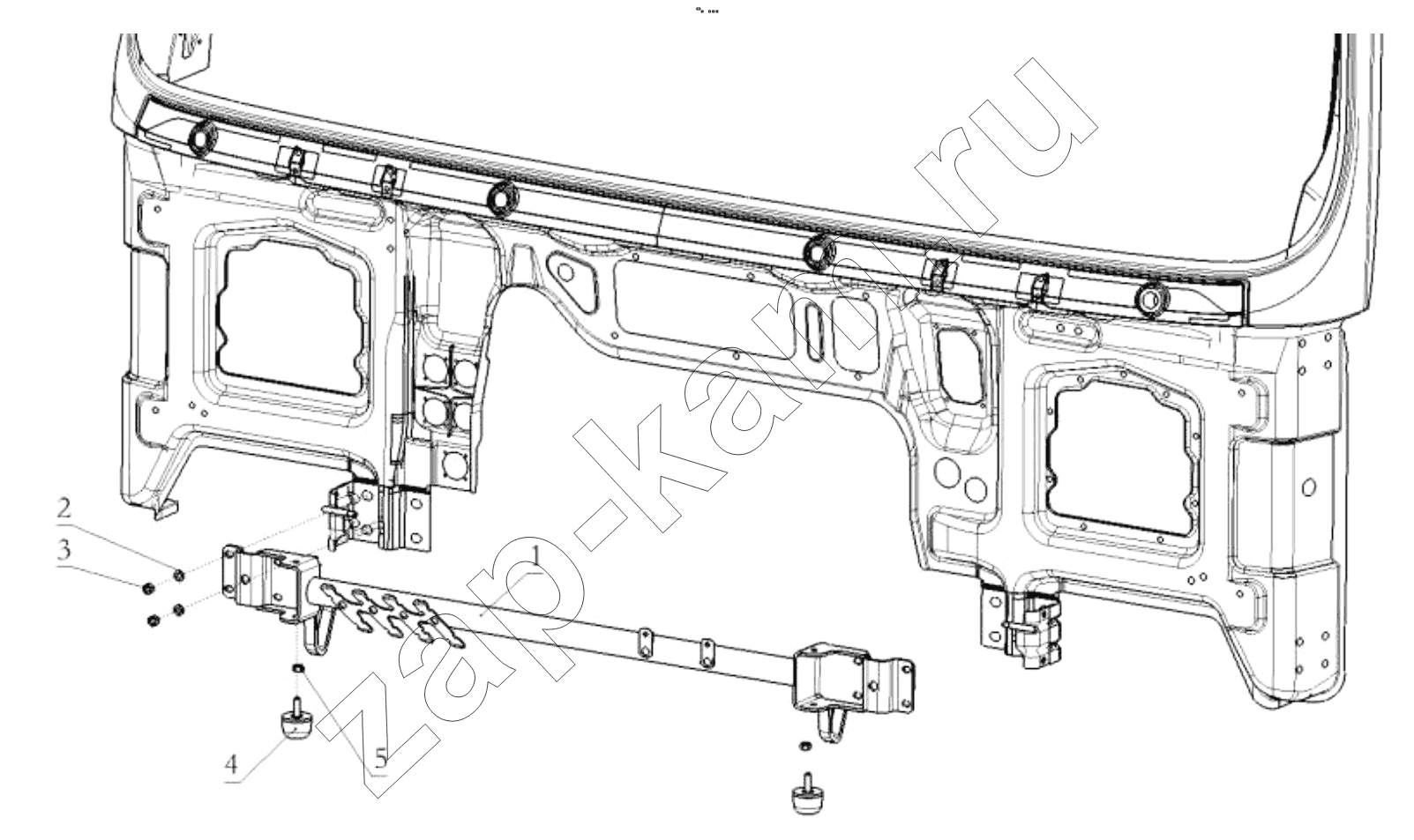 Схема/чертеж: DECORATIVE ASSEMBLY / Shaanxi Shacman SX42584V324