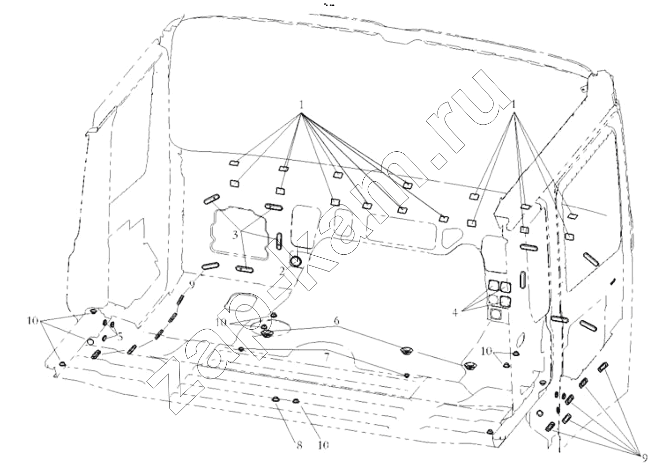 Схема/чертеж: DECORATIVE ASSEMBLY / Shaanxi Shacman SX42584V324