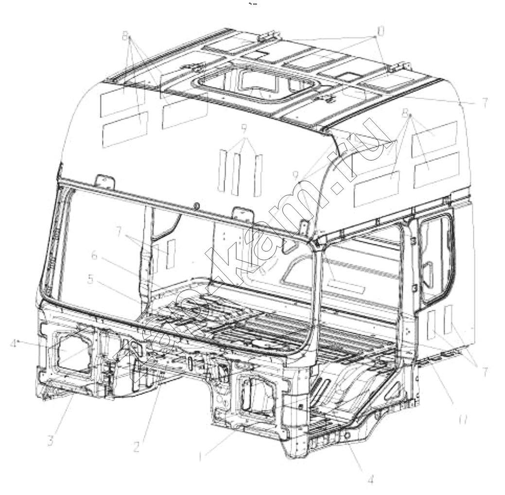 Схема/чертеж: DAMPER / Shaanxi Shacman SX42584V324