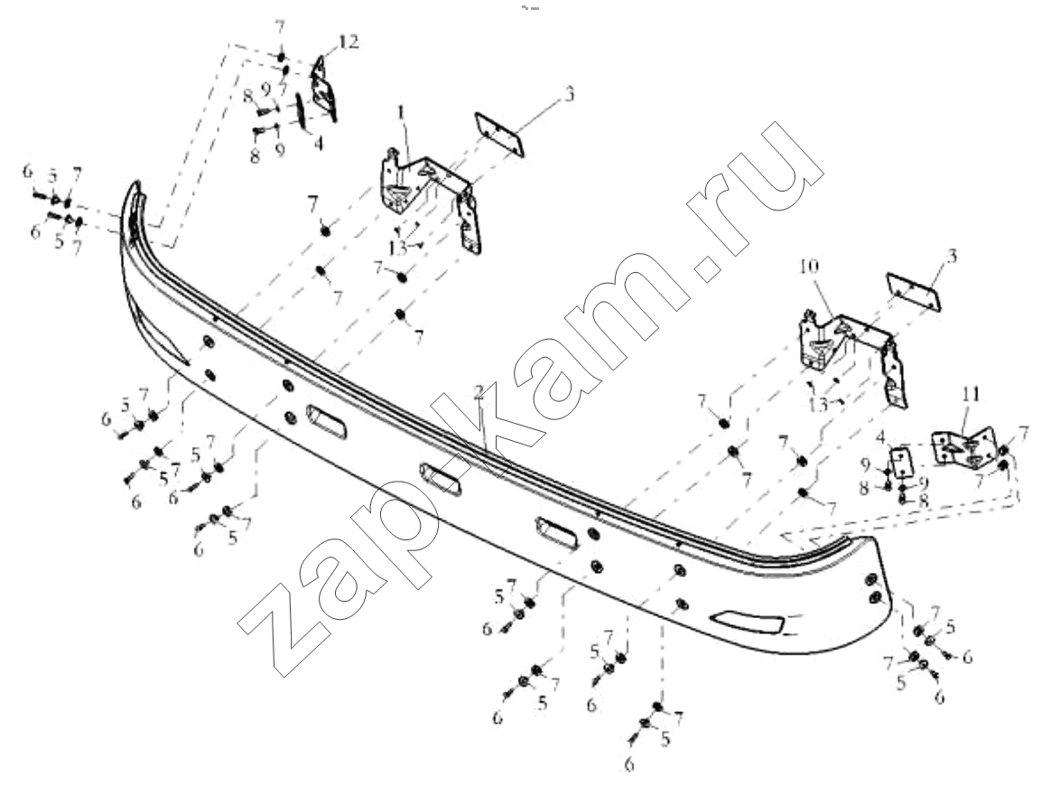 Схема/чертеж: SUN VISOR / Shaanxi Shacman SX42584V324