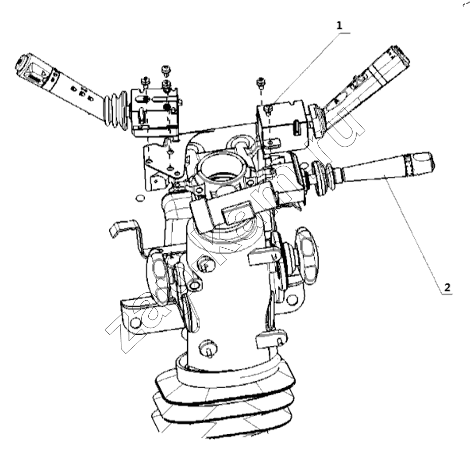Схема/чертеж: COMBINATION SWITCH / Shaanxi Shacman SX42584V384TL