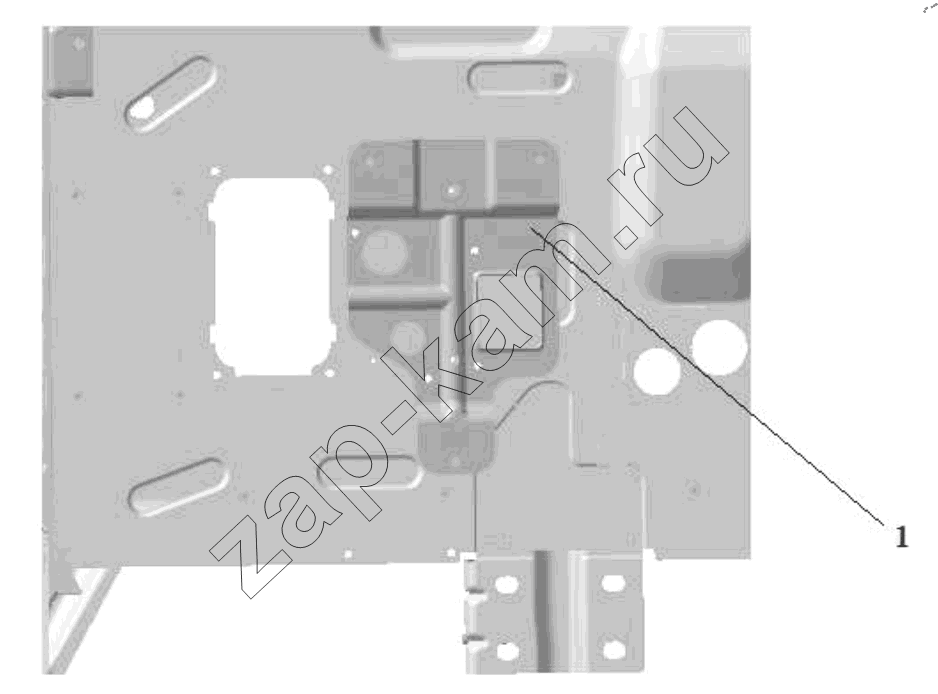 Схема/чертеж: ECU BRACKET / Shaanxi Shacman SX42584V384TL