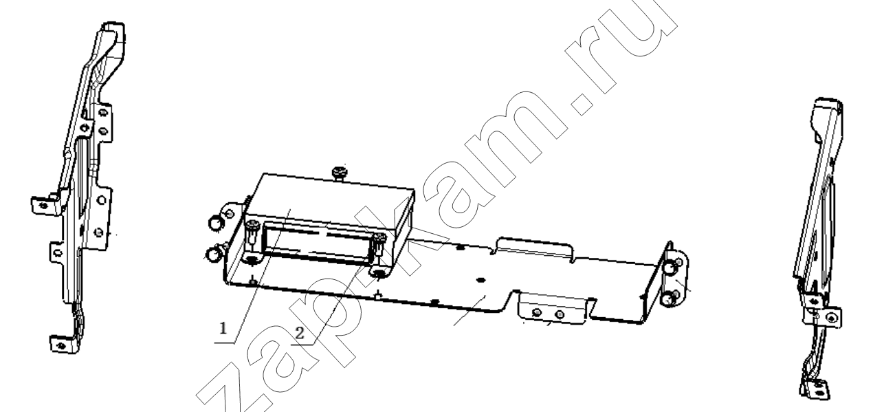 Схема/чертеж: ABS CONTROLLER / Shaanxi Shacman SX42584V384TL