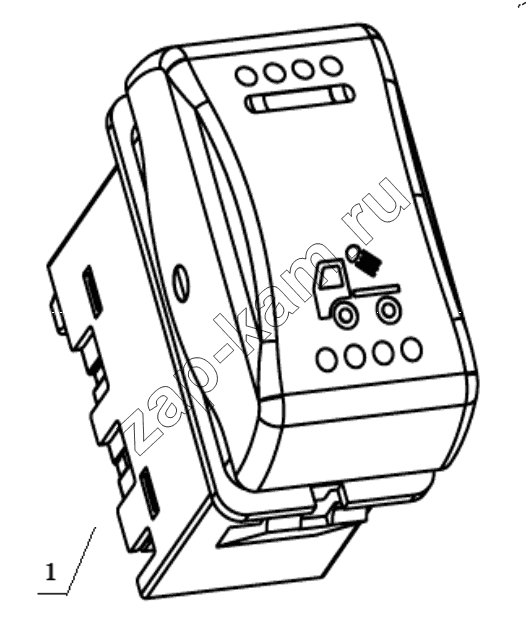 Схема/чертеж: SWITCH / Shaanxi Shacman SX42584V384TL