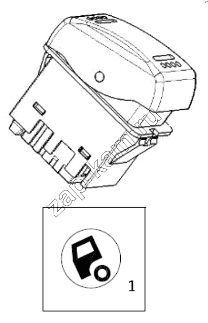 Схема/чертеж: ROCKER SWITCH / Shaanxi Shacman SX42584V384TL