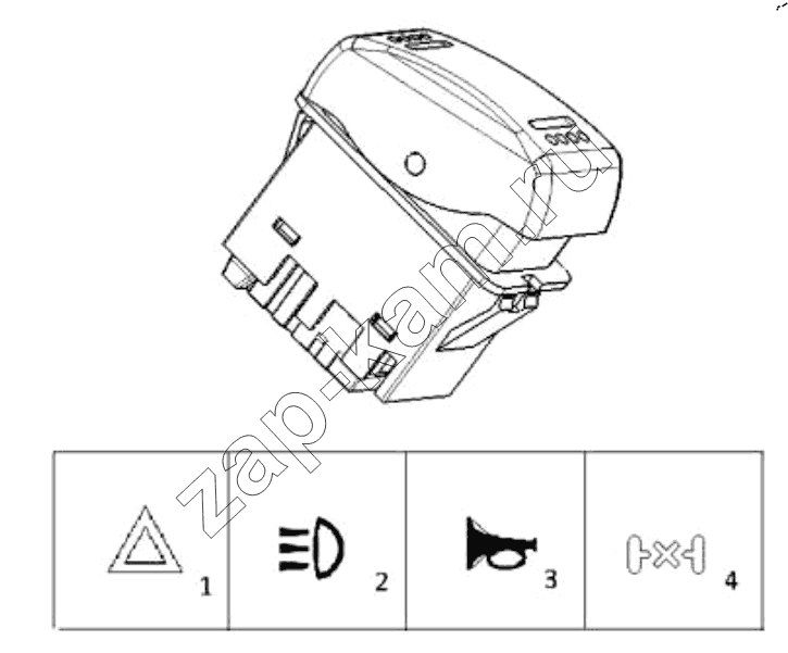 Схема/чертеж: SWITCH / Shaanxi Shacman SX42584V384TL
