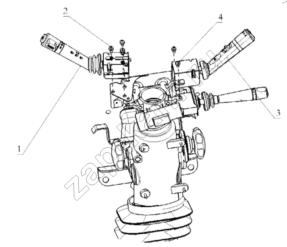 Схема/чертеж: COMBINATION SWITCH / Shaanxi Shacman SX42584V384TL