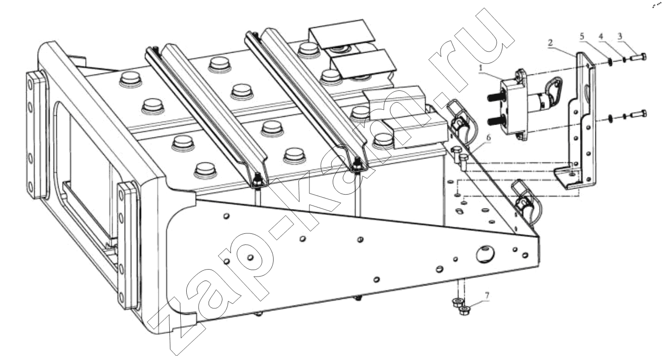 Схема/чертеж: POWER MASTER SWITCH (SWITCH CENTER) / Shaanxi Shacman SX42584V384TL