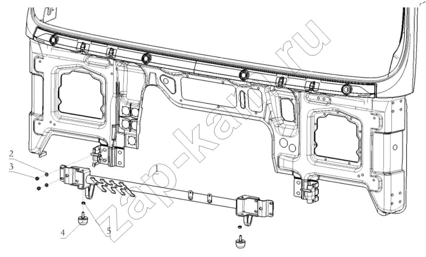 Схема/чертеж: DECORATIVE ASSEMBLY / Shaanxi Shacman SX42584V384TL