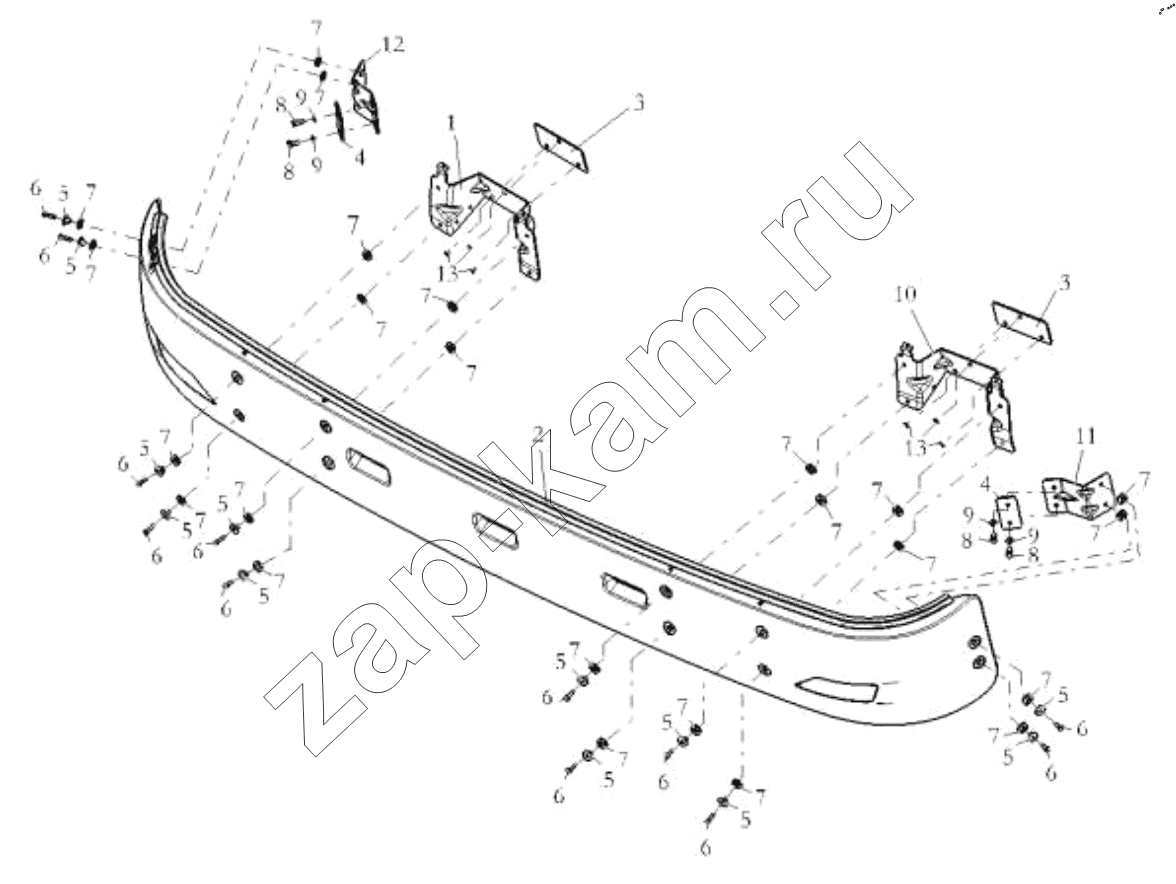Схема/чертеж: SUN VISOR / Shaanxi Shacman SX42584V384TL